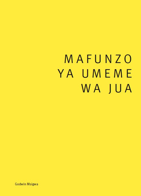 Mafunzo ya Umeme wa jua Godwin Msigwa