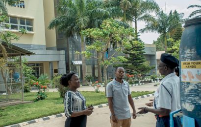 Security Team Speaking to Tutors After Morning Parade