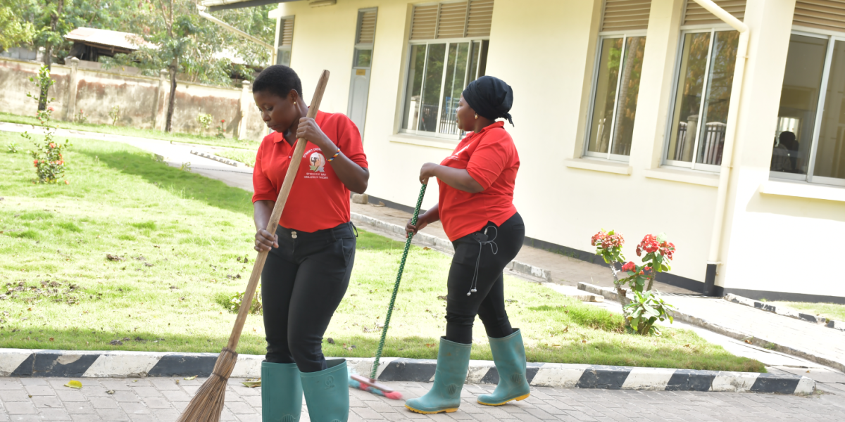 VETA KIPAWA Compound Cleaning early in the Morning